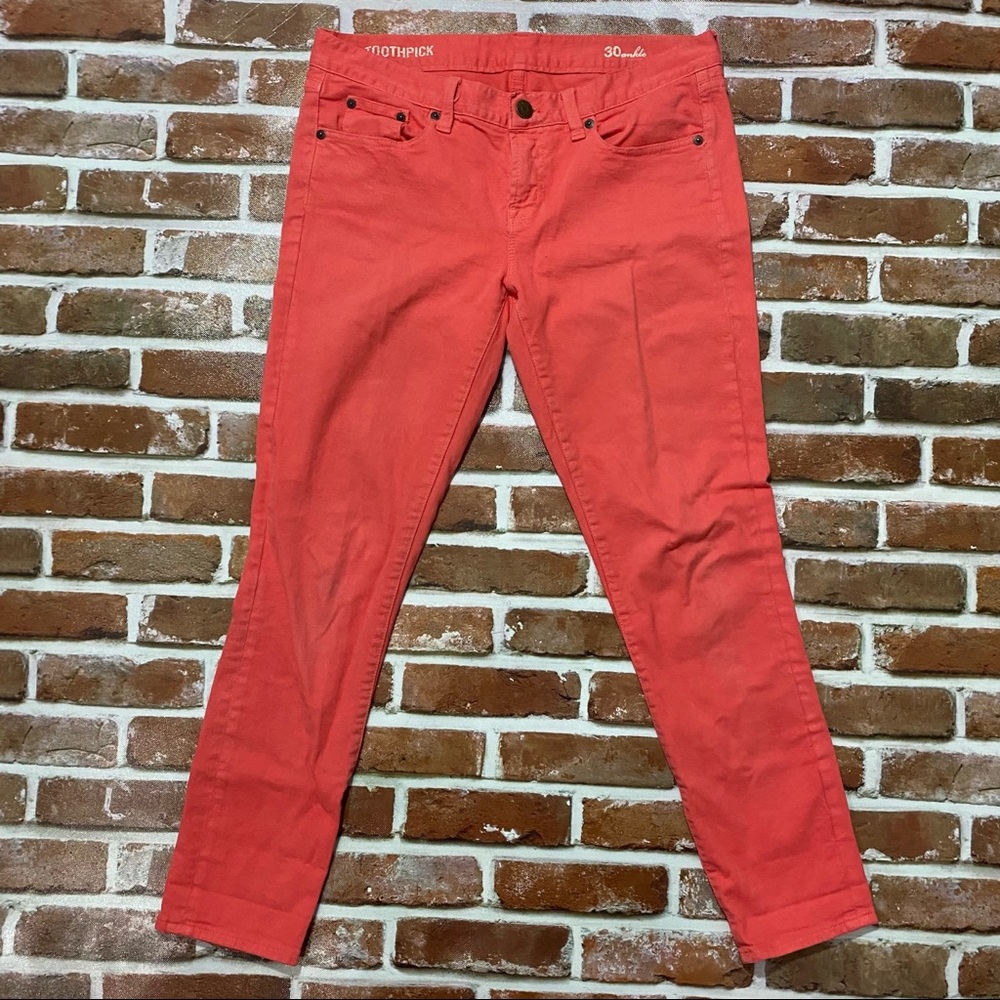 J Crew Women's Toothpick Ankle Skinny Jeans